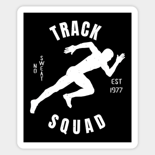 Mens Athletics Track Squad Athlete Gift Magnet